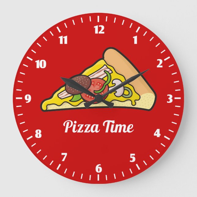 Pizzabit Stor Klocka (Framsida)