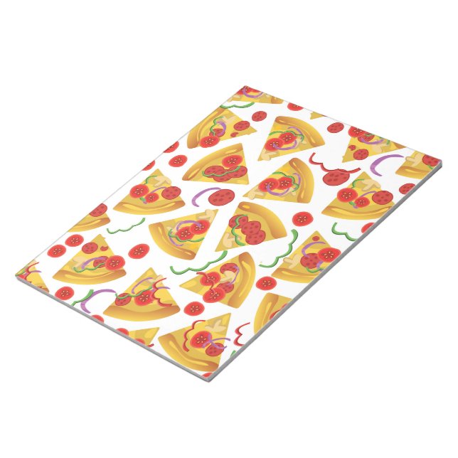 Pizzabitmönster Anteckningsblock (Vinklad)