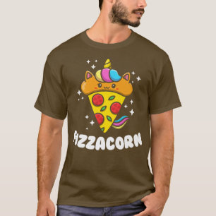 Pizzacorn Graphic Pizza Älskare Eating Italy Food T Shirt