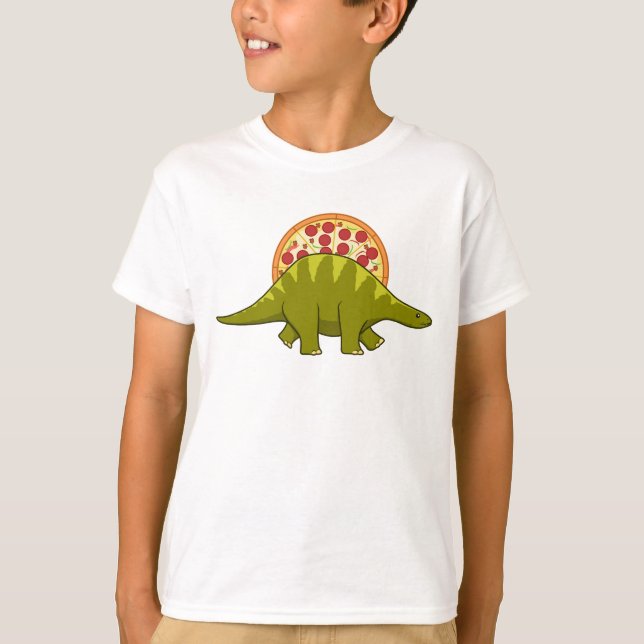 Pizzadinosaur T Shirt (Framsida)