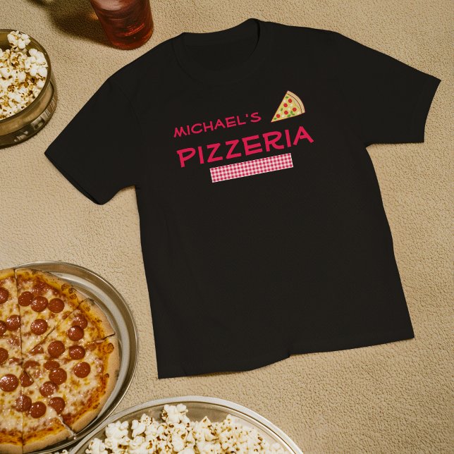 Pizzafest barnkalas t shirt (Skapare uppladdad)