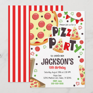 Pizzafest Firande Inbjudan Barn Pizzafest