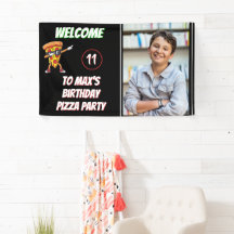 Pizzafest Födelsedagsglädje Pizzabit Barn Foto