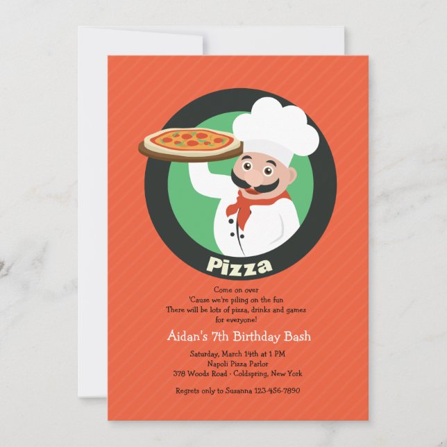 Pizzafest Inbjudan (Framsida)