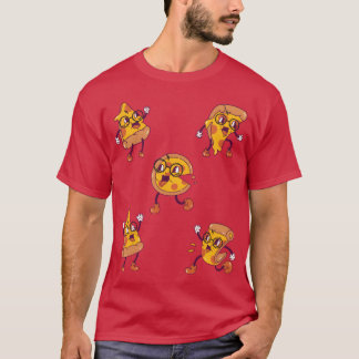 Pizzaförpackning Rolig mat familj T Shirt