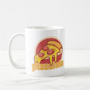 pizzaiolo rolig present till pizzabagare paj illus kaffemugg