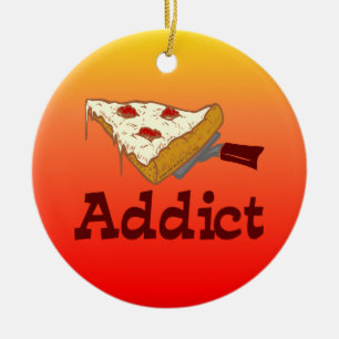 Pizzaknarkare Julgransprydnad Keramik