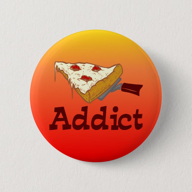 Pizzaknarkare Knapp (Framsida)