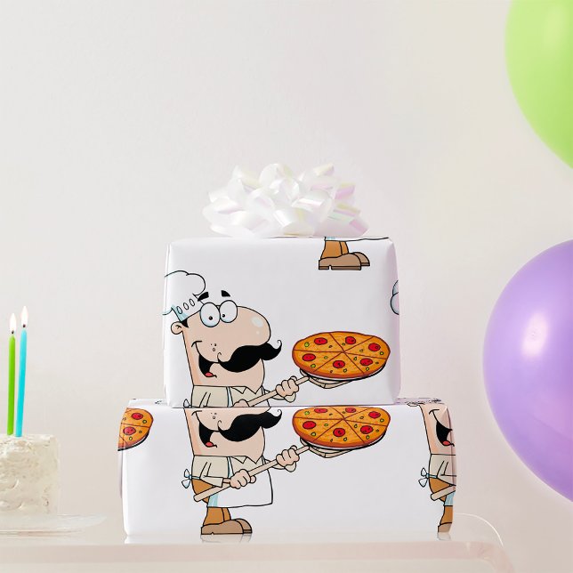 Pizzakock Presentpapper (Skapare uppladdad)