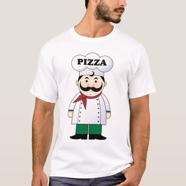 Pizzakockmanar T-tröja T-shirt (Framsida)