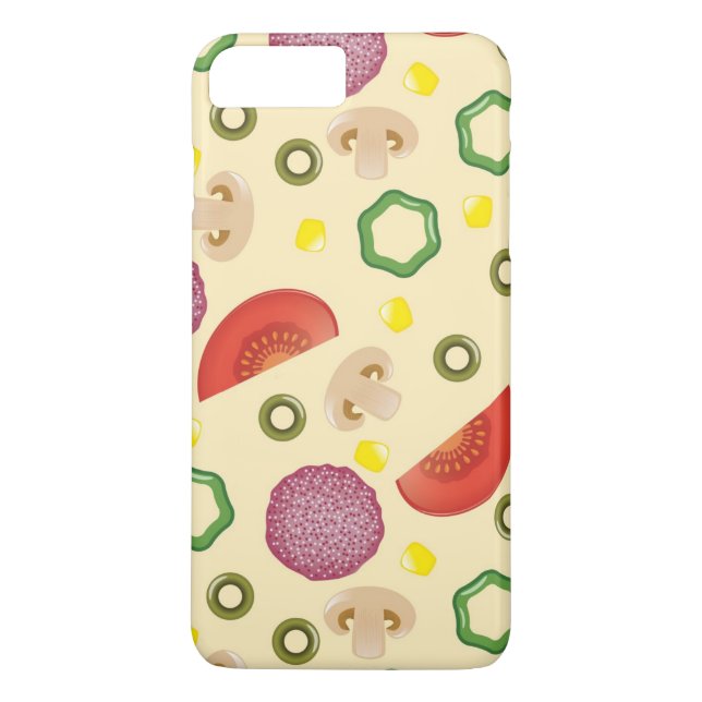 Pizzamönster 2 Case-Mate iPhone skal (Baksida)