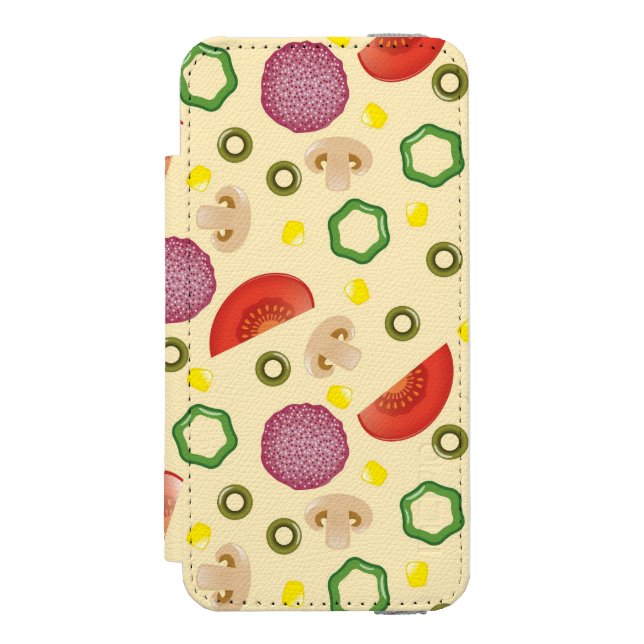 Pizzamönster 2 incipio iPhone wallet skal (Folio Framsidan)