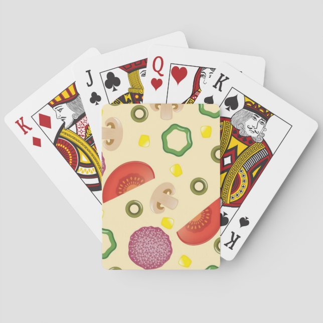 Pizzamönster 2 spel kort (Baksidan)