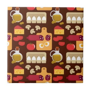 Pizzamönster Kakelplatta