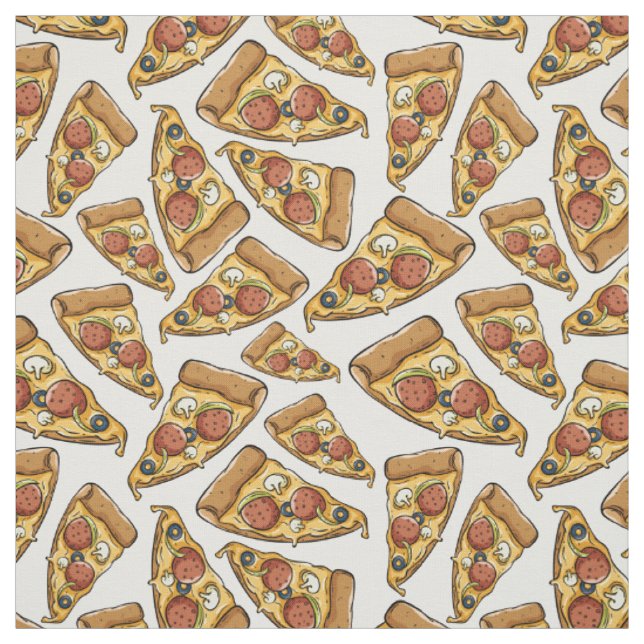Pizzamönstertyg Tyg (Provkarta)