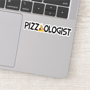 Pizzaolog - Funny Pizza Klistermärken