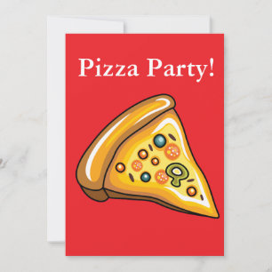 Pizzaparty Inbjudningar