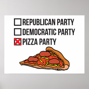 Pizzaparty Poster