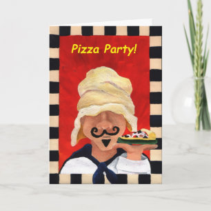 Pizzapartyinbjudan Inbjudan