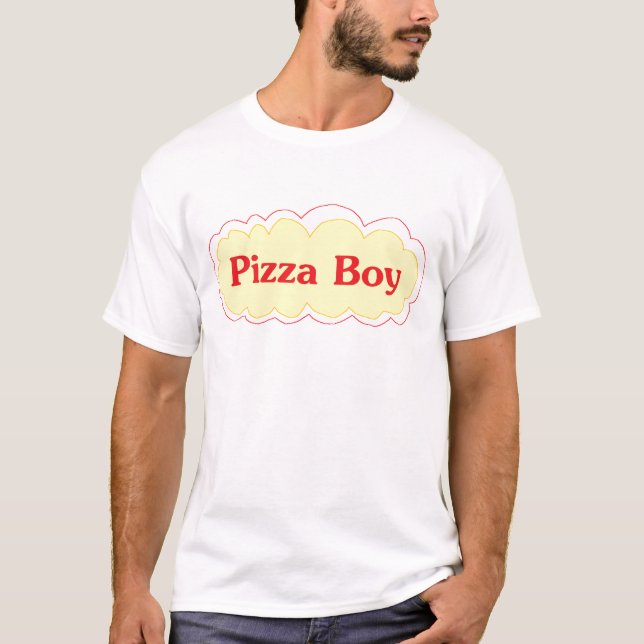 Pizzapojke Tee Shirt (Framsida)
