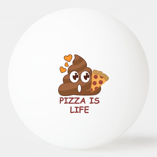 PizzaPoopliv Pingisboll (Framsidan)