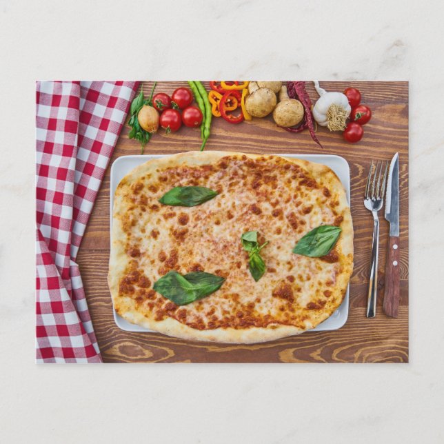 Pizzapostkort Vykort (Framsida)