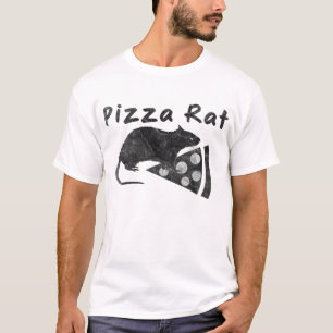 Pizzaråtta (den bekymrade looken) t-shirt