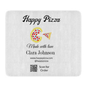Pizzarestaurang café pizzeria skanna QR-kod bestäl
