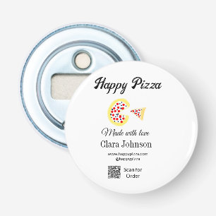 Pizzarestaurang café pizzeria skanna QR-kod bestäl Flasköppnare