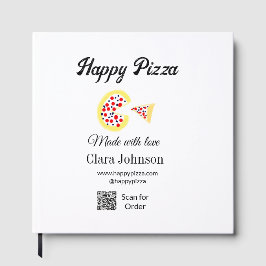 Pizzarestaurang café pizzeria skanna QR-kod bestäl Gästböcker