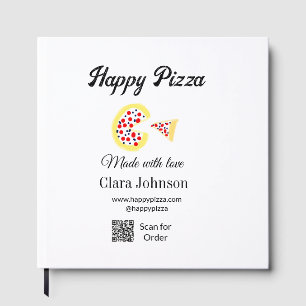 Pizzarestaurang café pizzeria skanna QR-kod bestäl Gästböcker