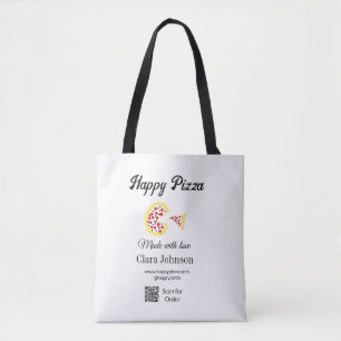 Pizzarestaurang café pizzeria skanna QR-kod bestäl Tygkasse