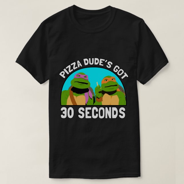 Pizzas Har 30 sekunder Sticker.png T Shirt (Design framsida)