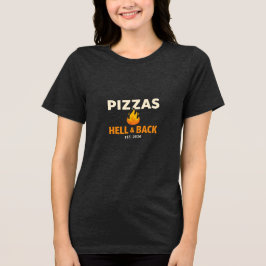 Pizzas Over Hell & Back Shirt – Bold Funny Pizza L T