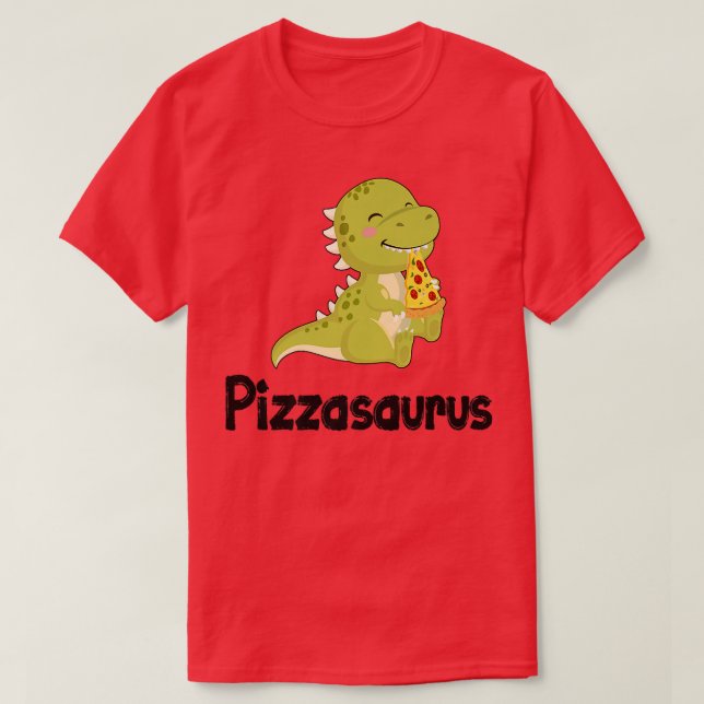 Pizzasaurus Dinosaur Eating Pizza  1293  T Shirt (Design framsida)
