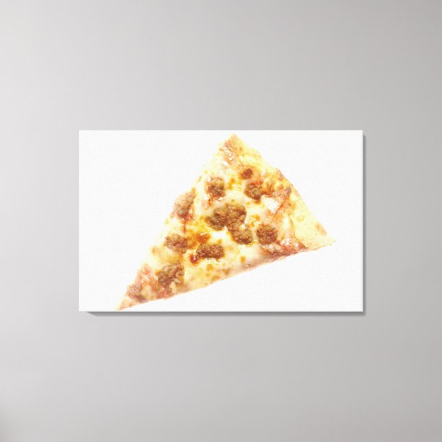 Pizzasegment Canvastryck (Framsida)