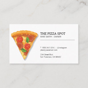 Pizzasegment Visitkort