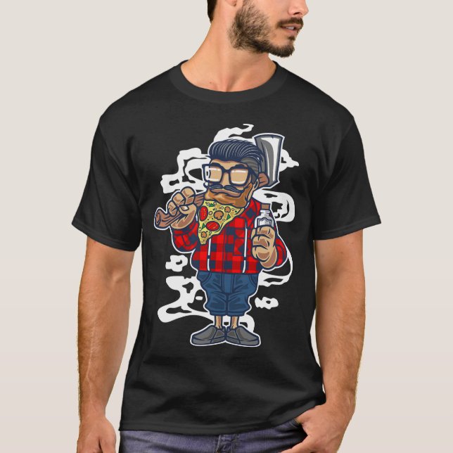 Pizzaskägg T Shirt (Framsida)