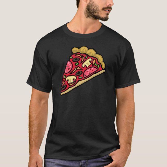 Pizzaskivat-skjorta Tröja (Framsida)