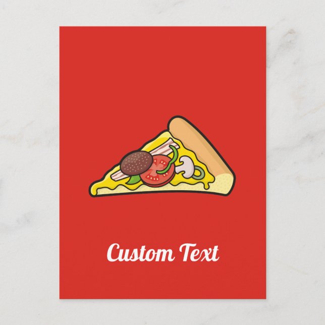 Pizzaslice vykort (Framsida)