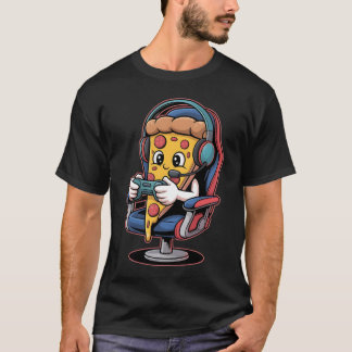 Pizzaspelande Gatutrustning Illustrationsdesign Ku T Shirt