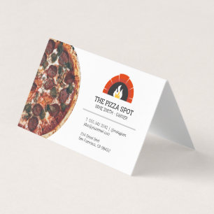 Pizzaställe Företagskort Visitkort