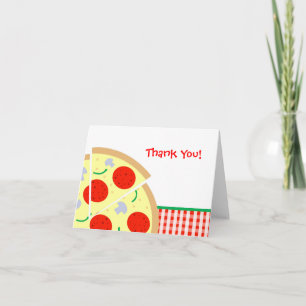 Pizzatackkortkort Tack Kort