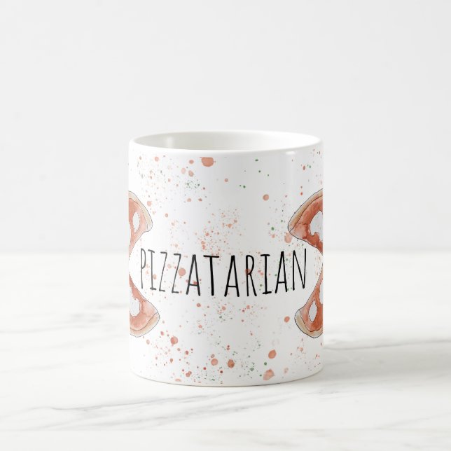 Pizzatarian Dubbla Pizza Kaffemugg (Center)