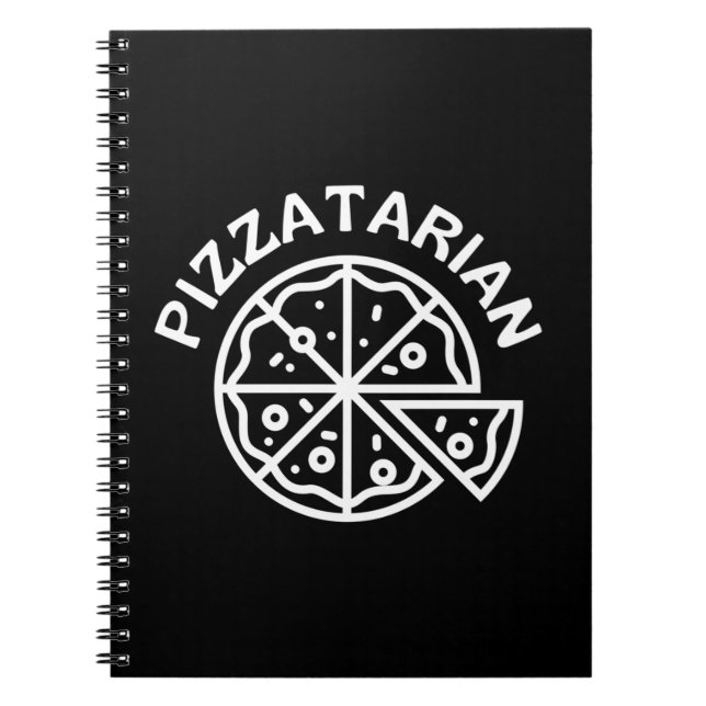 Pizzatarian Pizza Anteckningsbok (Framsidan)