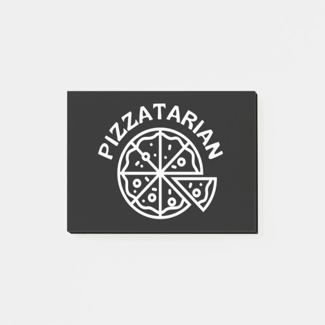 Pizzatarian Pizza Post-it Block (Framsida)