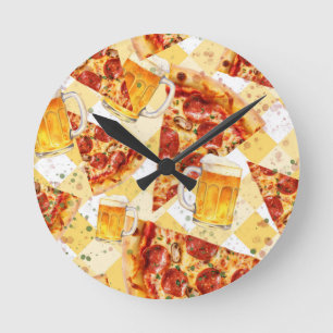 Pizzatid Biertid Rund Klocka