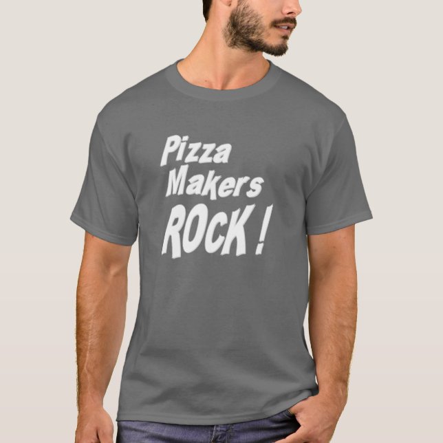 Pizzatillverkaresten! T-tröja T-shirt (Framsida)