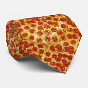 Pizzatryck på nackeTie Slips