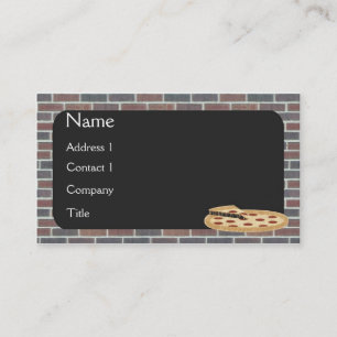 Pizzavisitkort Visitkort